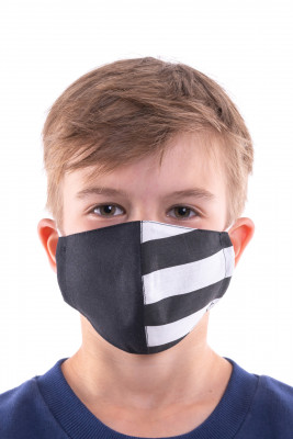 Detská dvojvrstvová ochranná maska STRIPED