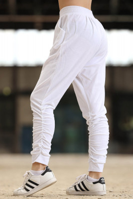 Dámske tepláky RIDE WOMAN PANTS WHITE